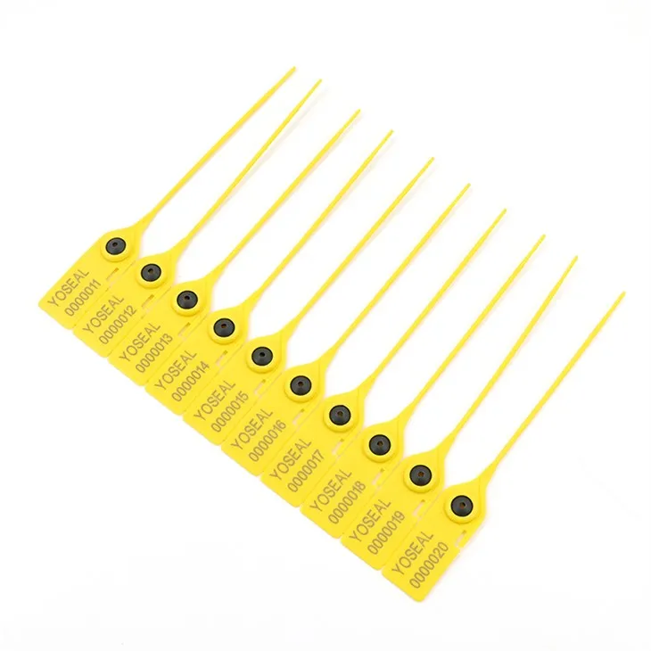 חותמות פלסטיק קרועות עם נעילה